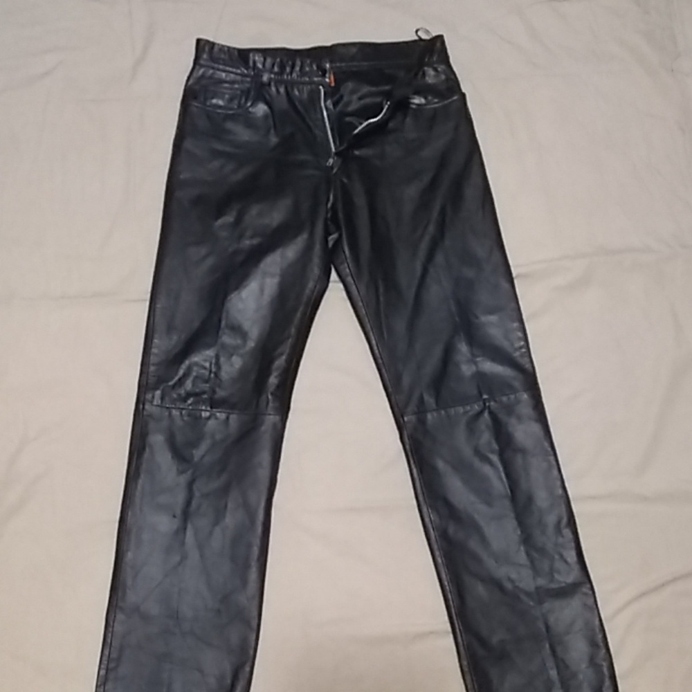 Women's leather pants
